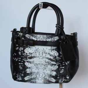 Mini Black and White Hand Bag